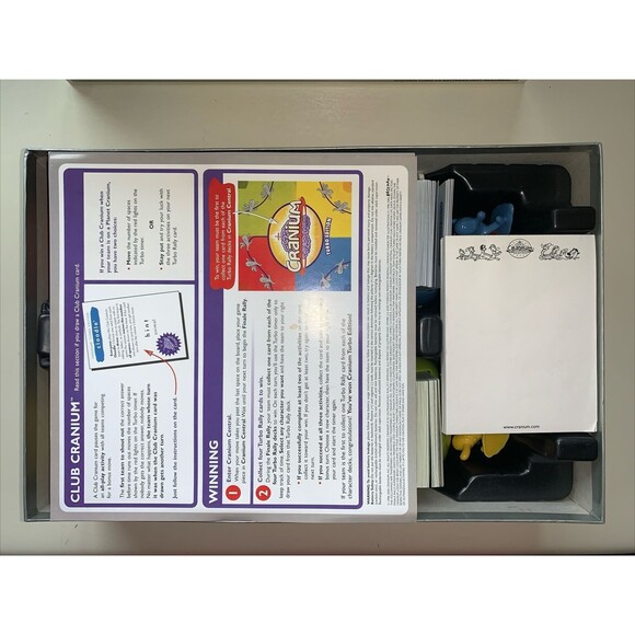 Cranium Turbo Edition Board Game 2004 Family Fun Expansion Pack 1000 Opened New - Picture 2 of 4